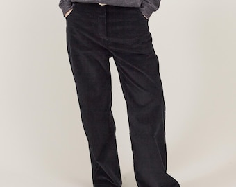 Corduroy Pants for Women | Wide Leg Casual Trousers for Spring and Fall