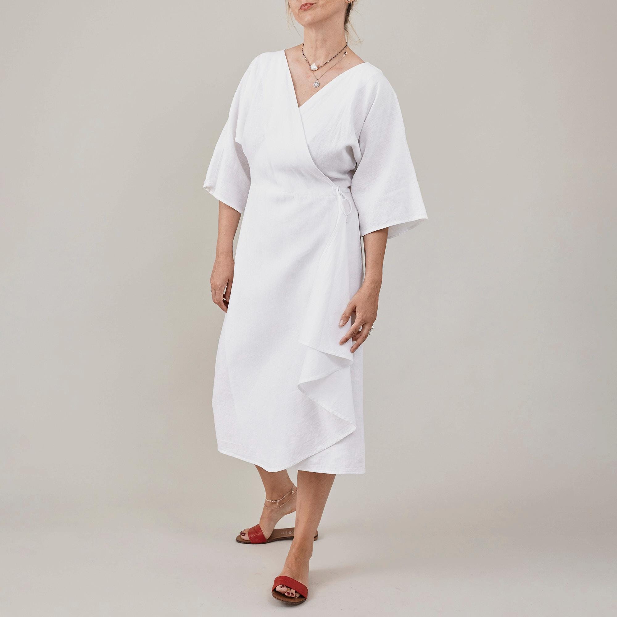 Donna Morgan Abito Lungo Midi A Maniche Lunghe Con Gonna Asimmetrica, Twill Di Poliestere Stampato