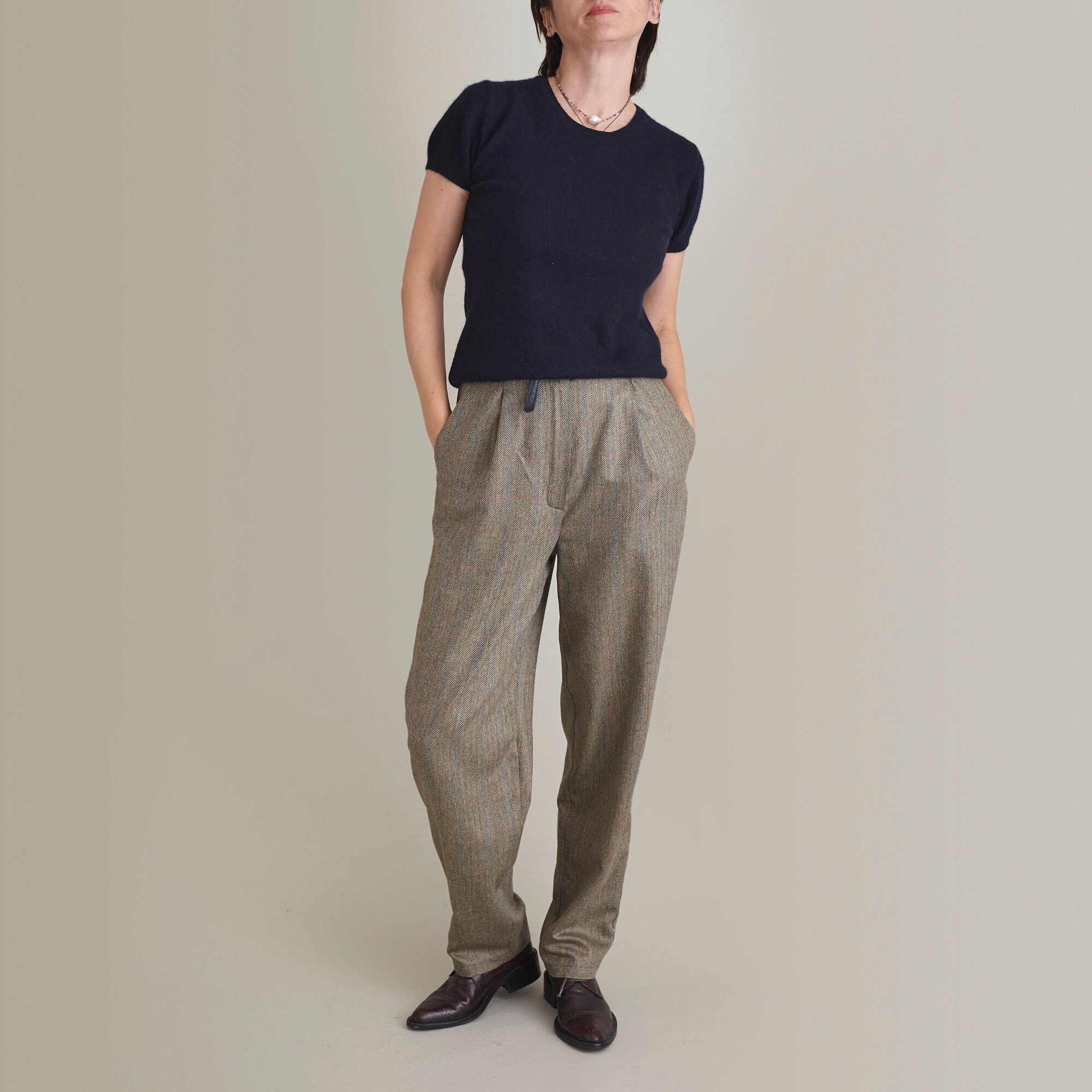 パンツ Graphpaper Silk Wool Tapered Slacks 1 Graphpaper Silk Wool Tapered Slacks（Graphpaper SILK WOOL