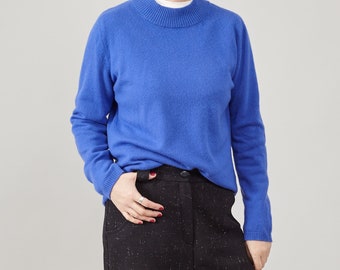 Vintage Murray Allan Scotch House Cashmere Floral Sweater Size 40