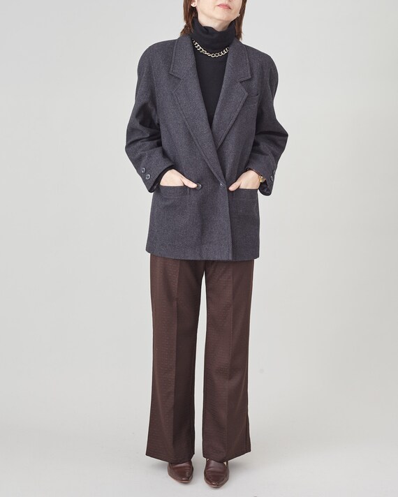 Thick wool blazer cheap
