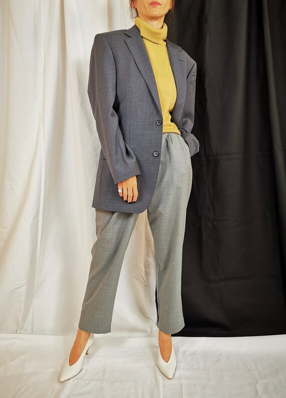 Wool Blazer | Unisex Blazer | Grey Wool Blazer | O