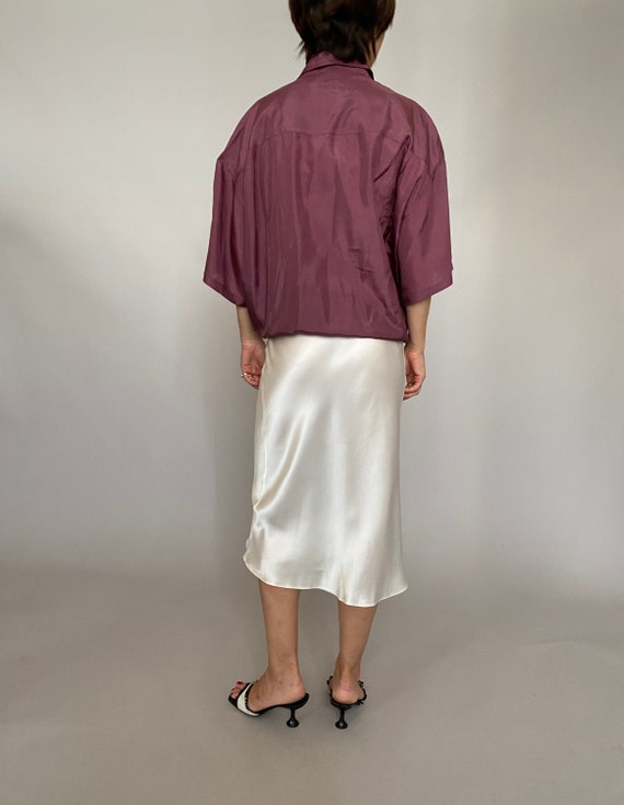 Vintage Silk Blouse for Women size L - XL | Paper… - image 5