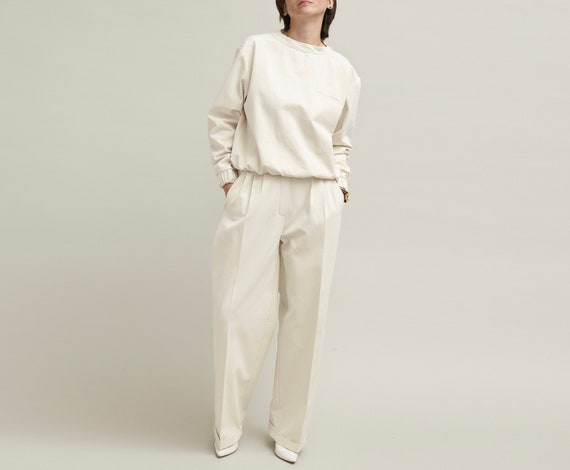 Ensemble pantalon large et haut new arrivals