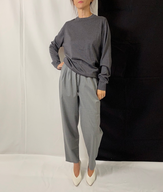 Cashmere Sweater Size S - L | Grey Cashmere Sweate