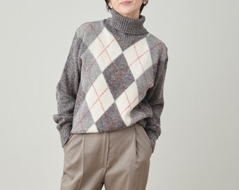 Vintage Wool Roll Neck Sweater for 