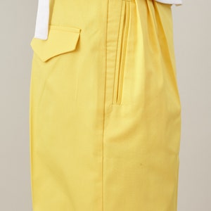 Women Cotton Pants in Bright Colors, with Loose Cut Design, Pleats and Belt Loops, Custom Sizes Available image 4