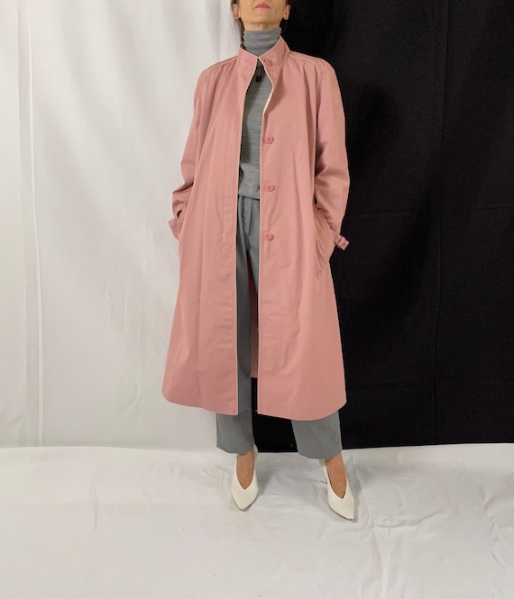 Dusted Pink Trench Coat for Women Size S - M | Vin