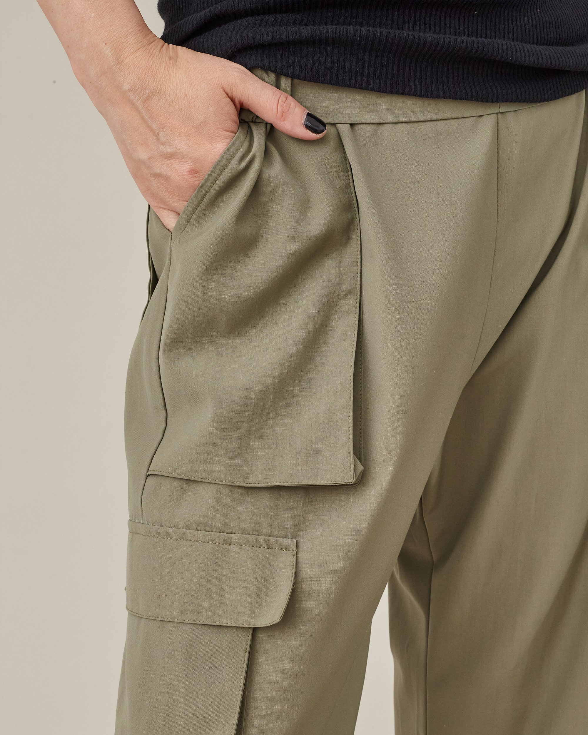 CTHY TECHWOOL BAGGY SARROUEL SLACKS カーキ KAPITAL ファッション CTHY TECHWOOL BAGGY SARROUEL SLACKS カーキ