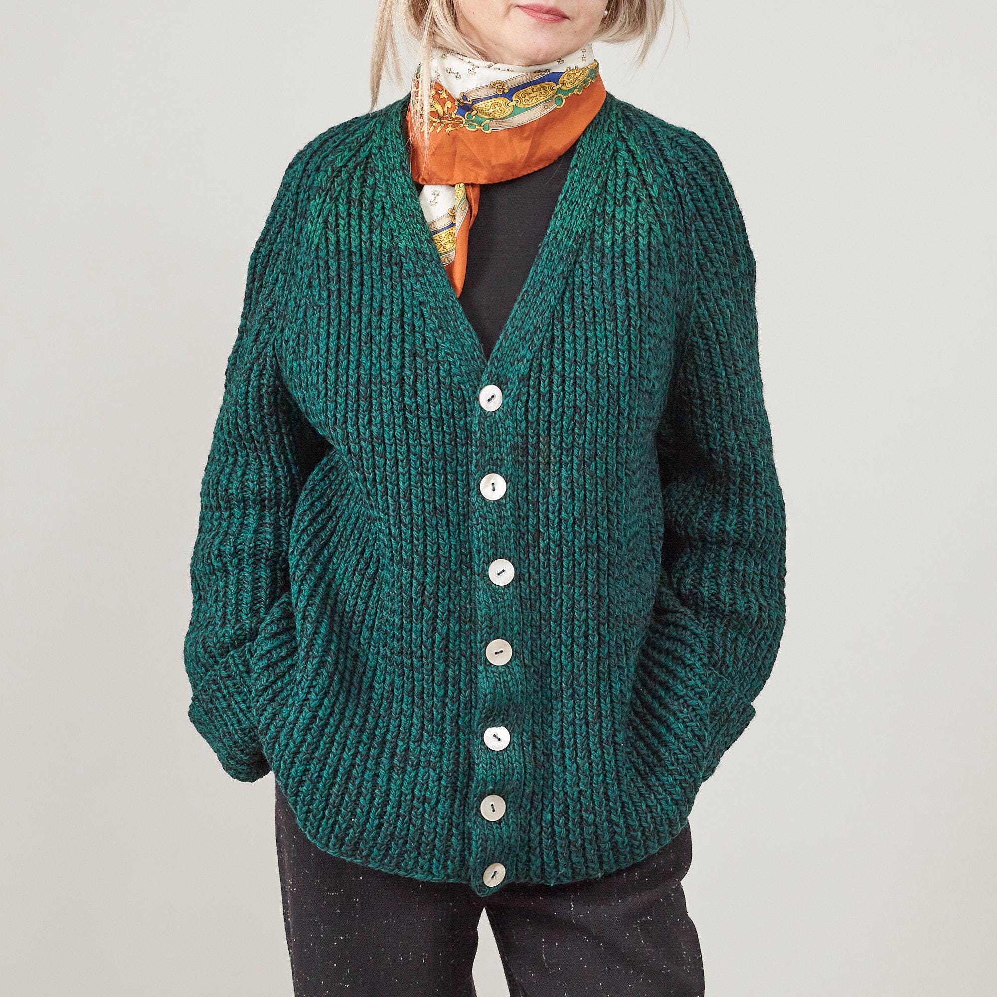Buy Dark Green Cardigan Online In India India