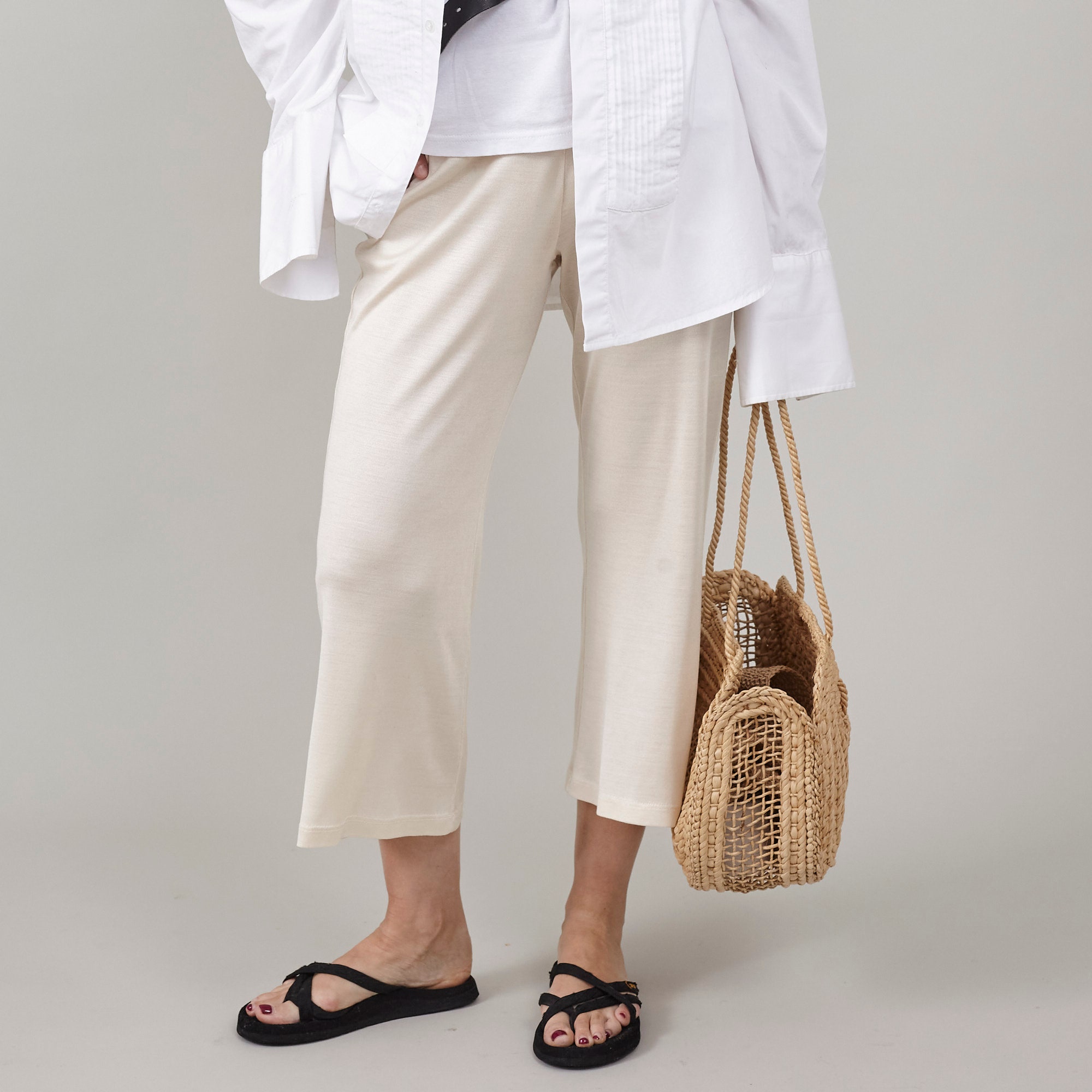 CAPRI VELOUR CLANE PANTS il_fullxfull.6060637493_27r7.jpg 1日限定価格 IVORY パンツ