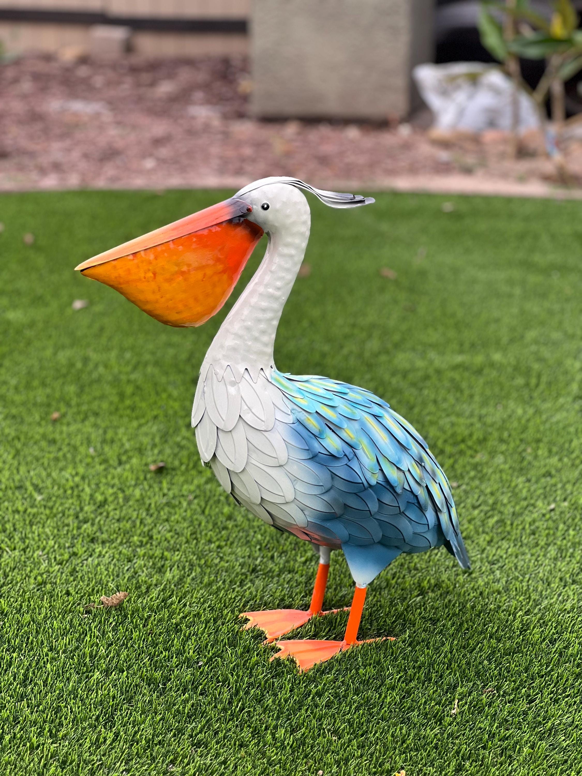 Majestic Metal Pelican 21 Inches Tall - Etsy