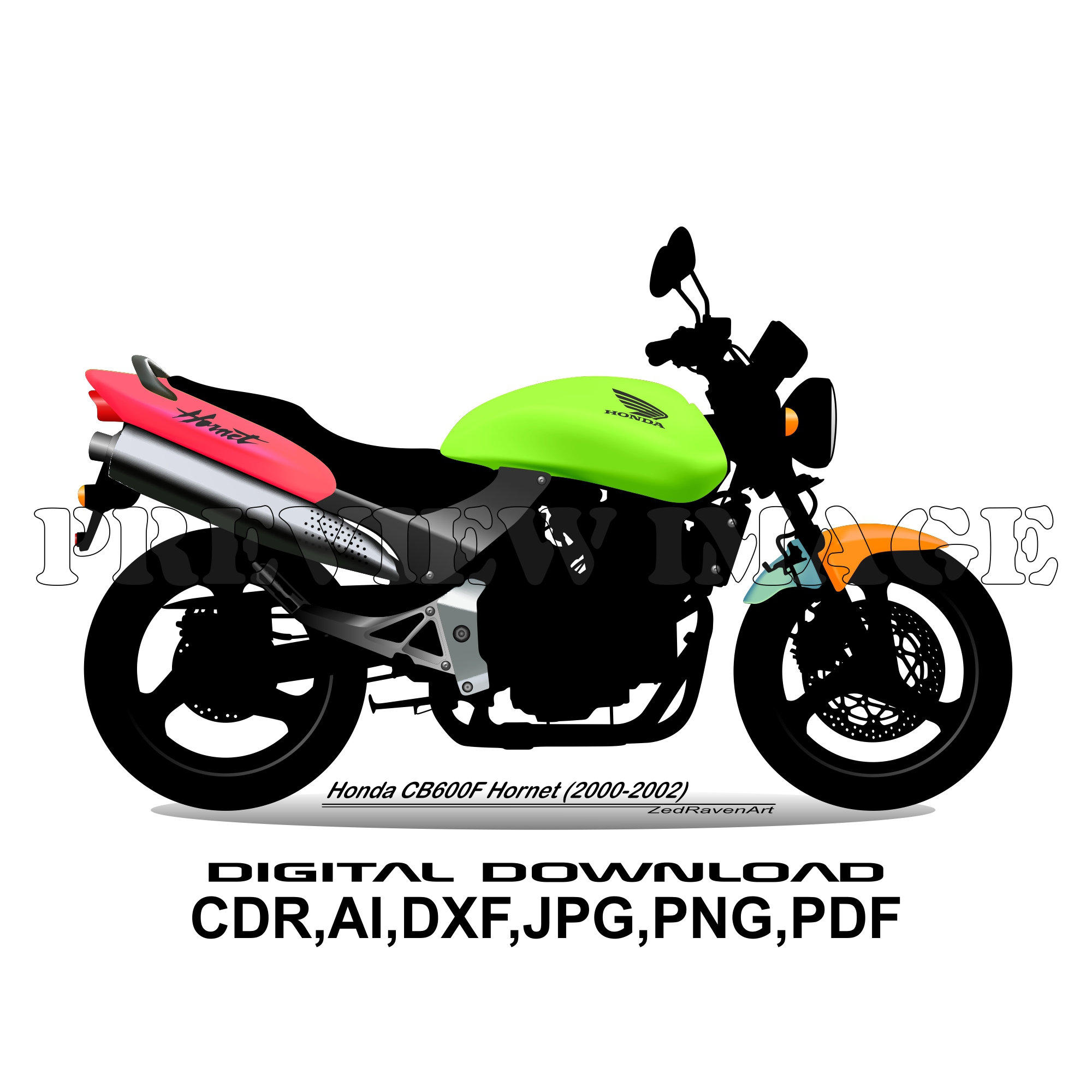 Honda CB 600 F Hornet Special Custom Bike | Louis 🏍, image size:2000x2000