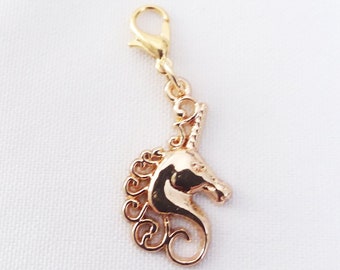 Gold Unicorn Charm Gold Plated Bracelet Charms Necklace Pendant Jewelry Supplies Craft Projects Earrings