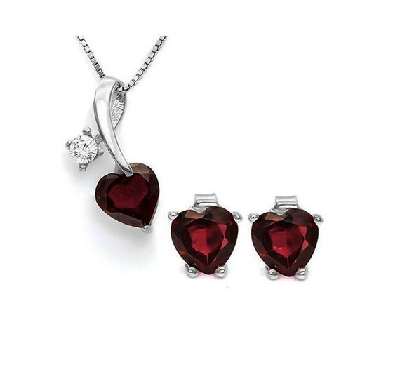 Plata esterlina 925 solitario 2Ct Pendientes De Topacio Blanco Colgante Collar Set Reino Unido