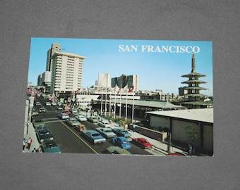 Vintage San Francisco CA Postcard Unused Photochrome Postcards Japanese Trade Center 1987 Post Card Souvenir