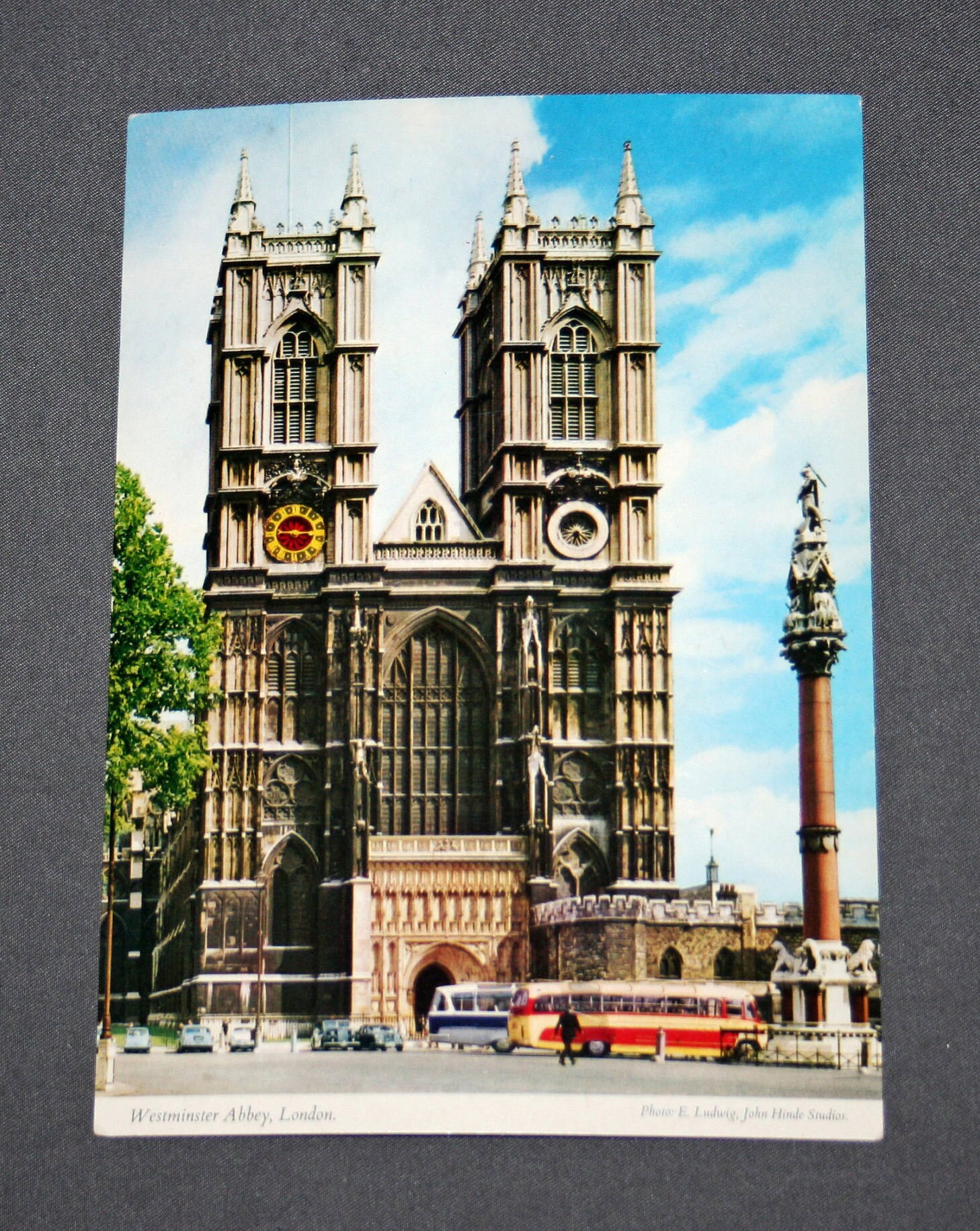 Vintage WESTMINSTER ABBEY London Postcard Unused Photochrome Postcards