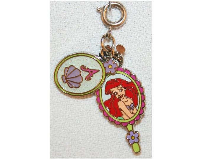 Disney Ariel Mirror Charm Little Mermaid Bracelet Charms Necklace Earring Charm DIY Jewelry or Craft Supplies