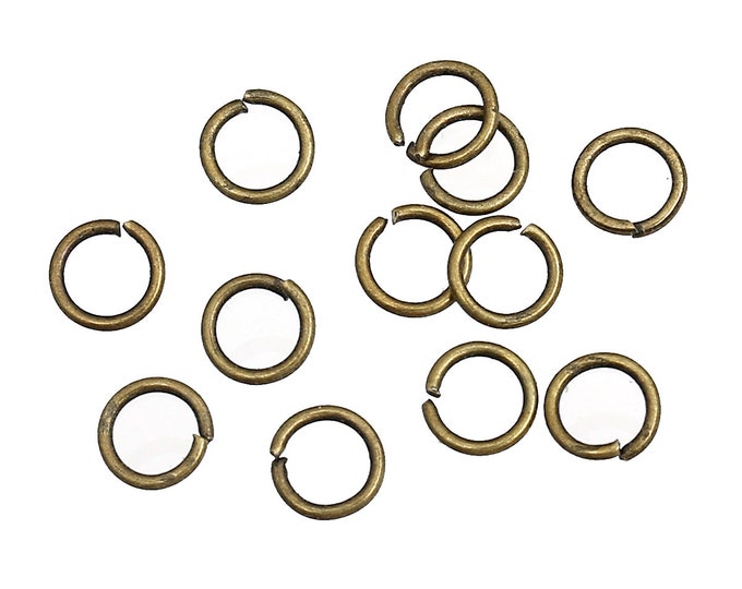 Bulk 1000 5mm Jump Ring Antique Bronze Open Jump Rings Great for Jewelry Making Supplies & Craft Projects Charms Bracelet Charm