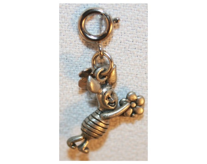 Disney Pewter Piglet Charm Winnie the Pooh Bracelet Charms Necklace Earring Charm DIY Jewelry or Craft Supplies