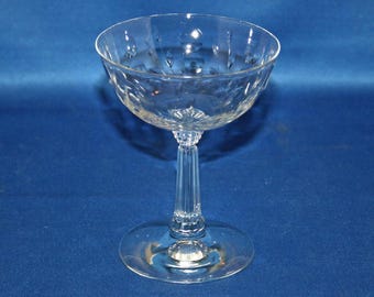 Vintage Spinet Low Sherbet Glass by Fostoria circa 1950’s Cordial Glass Champagne Spinet pattern 821 Wine Glass Bar Barware Tableware