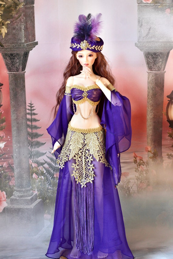1/3 BJD ARABIAN Dress Harem Costume Princess Fantasy Outfit Etsy