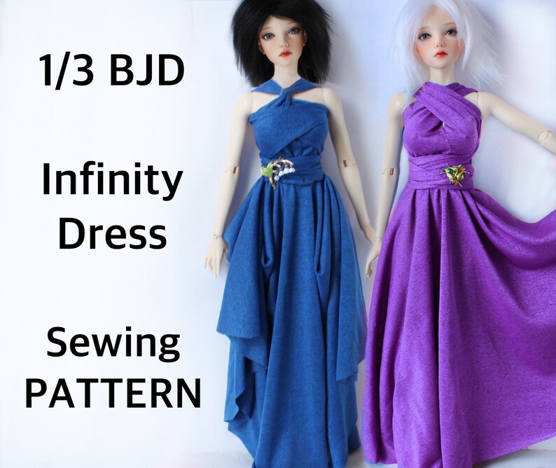 1/3 BJD DRESS SEWING Pattern Infinity Transformer Dress Bjd - Etsy