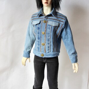 Bustier En Jean Pour Poupée BJD Iplehouse Rexy NYID – 59 Cm – Fait Main France
