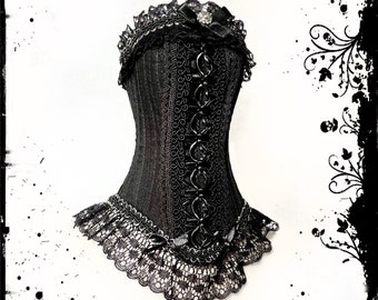 1/3 BJD GOTHIC CORSET, FiD, SiD, YiD, EiD, Victorian bustier