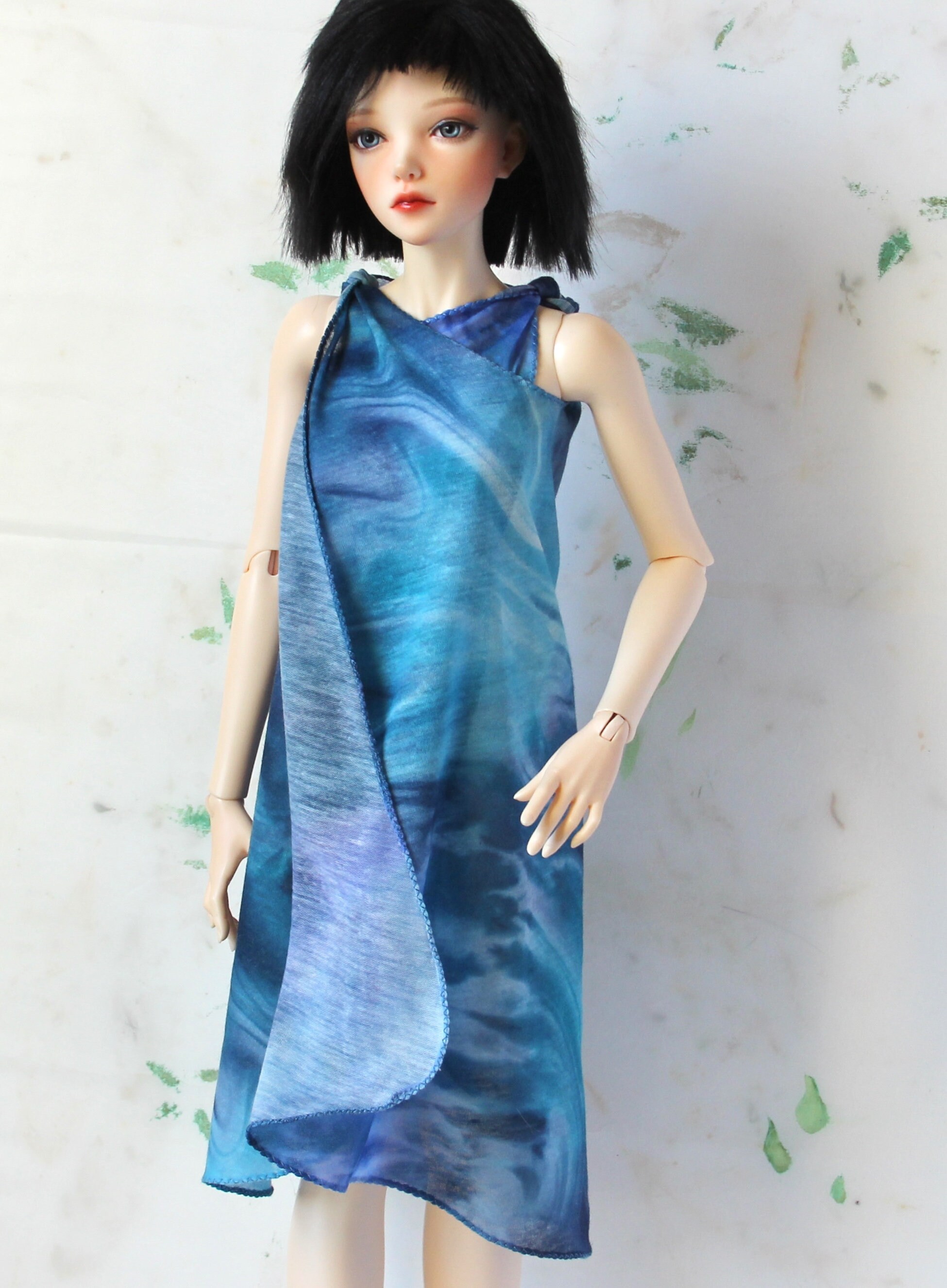 1/3 BJD WRAP DRESS Pattern Seamless Pattern Female Clothes | Etsy