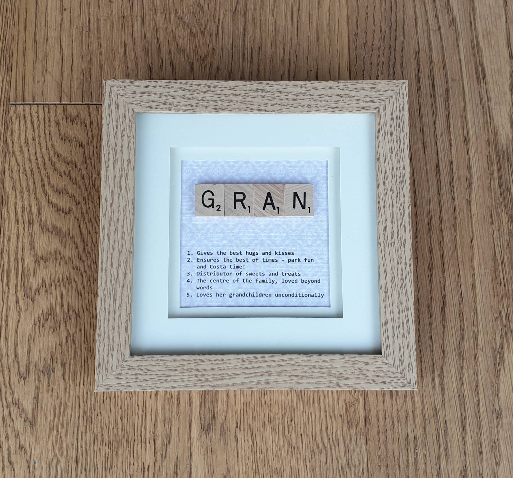 Personalisierte ersten Tag im Kindergarten/Schule Unisex Wooden Scrabble Fotorahmen Personalisierte ersten Tag im Kindergarten/Schule Unisex Wooden Scrabble Fotorahmen