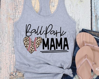 Baseball mom tank, Softball mom tank, sports tank, Baseball mama, Game day tank, Friday night lights, Tball tank