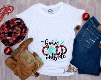 maternity christmas shirt baby its cold outside cute maternity shirt holiday maternity shirts funny maternity top christmas shirt - Maternity Christmas Shirts maternity christmas shirt baby its cold outside cute maternity shirt holiday maternity shirts funny maternity top christmas shirt - Maternity Christmas Shirts