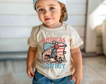 Camiseta patriótica para niños / Pequeño petardo / Camiseta roja, blanca y azul para niños pequeños / Camiseta del 4 de julio para niños / Camiseta de verano de EE. UU., vaquero americano