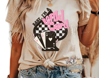 Country music shirt, Country song shirt, Southern girl shirt, Wild Card, Music festival shirt, Country graphic tee, Rodeo shirt