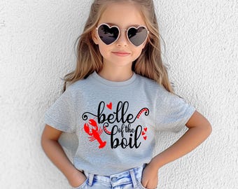 Camiseta "Crawfish Boil" para niñas, camiseta "Crawfish" para niñas, camiseta "Paz y amor con los cangrejos", camiseta "Craw Sister", camiseta "Crawfish" para niños pequeños, camiseta "Crawfish" para niños