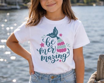 Be Mer-Mazing Toddler Shirt, Kids Summer Vacation Tee