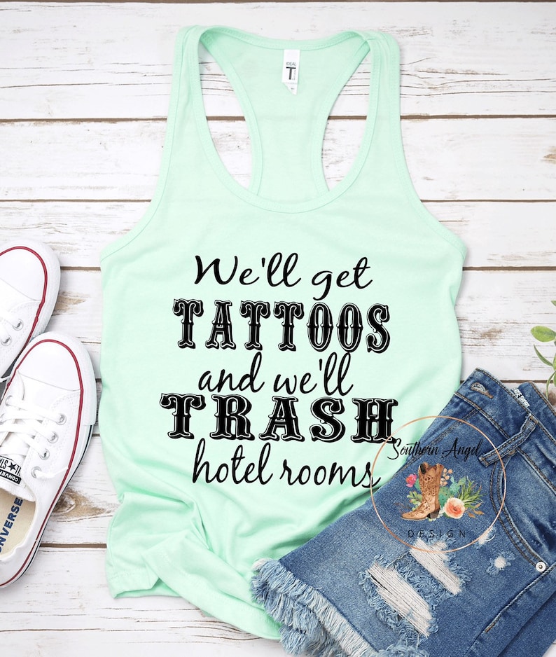 Country Thunder Country concert tank Rodeo tank Country music shirt Will Get Tattoos tank Country music festival