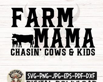 Mamá de granja Svg, Chica de campo PNG, Diseño campestre, Rancho PNG, Vida en la granja svg
