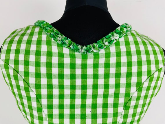 Vintage Dirndl Dress Trachten Style Cotton Tirol … - image 9