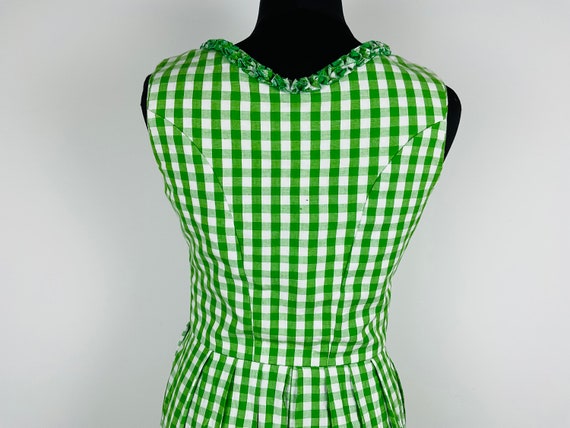 Vintage Dirndl Dress Trachten Style Cotton Tirol … - image 8