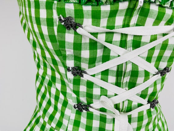 Vintage Dirndl Dress Trachten Style Cotton Tirol … - image 4