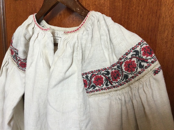 Embroidered Peasant Dress Ukrainian Vyshyvanka Hom