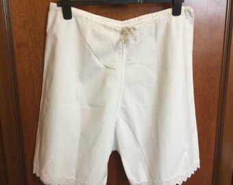 Cotton Bloomers White Pantaloons European French Lingerie