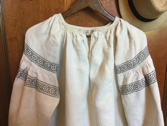 Vintage Ukrainian Vyshyvanka Embroidered Dress Hom