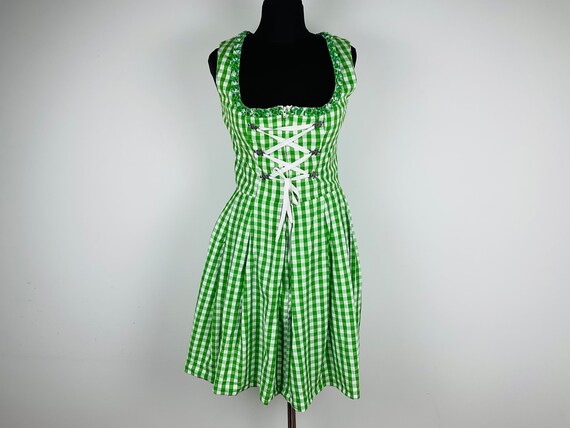 Vintage Dirndl Dress Trachten Style Cotton Tirol … - image 2