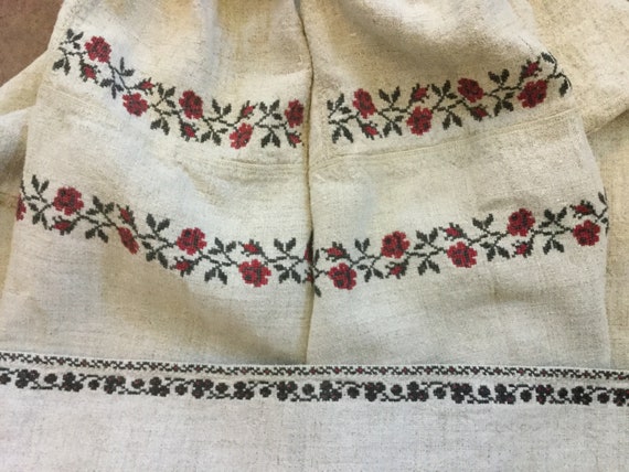 Vintage 50s Embroidered Folk Dress Size M Ukraini… - image 6