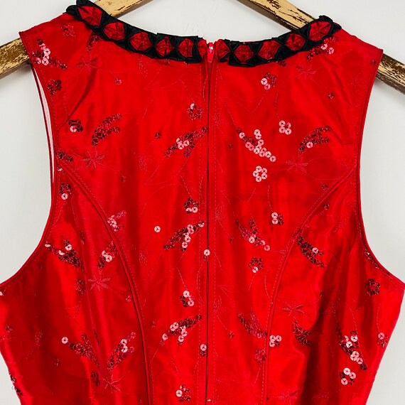 Vintage Embroidered Dirndl Dress and Apron Austri… - image 6