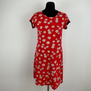 Vintage Dirndl Dress Trachten Style Cotton Tirol Bavaria Oktoberfest Folk Clothing Boho Style