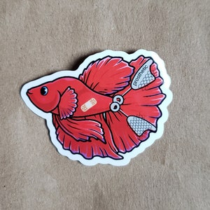Protesi Betta Fish (pacchetto di inclusione, adattivo, dispositivi di assistenza alla mobilità, bisogni speciali, accessori per la vita medica, adesivi impermeabili)